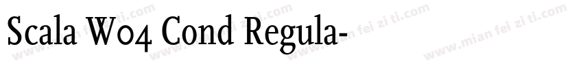 Scala W04 Cond Regula字体转换